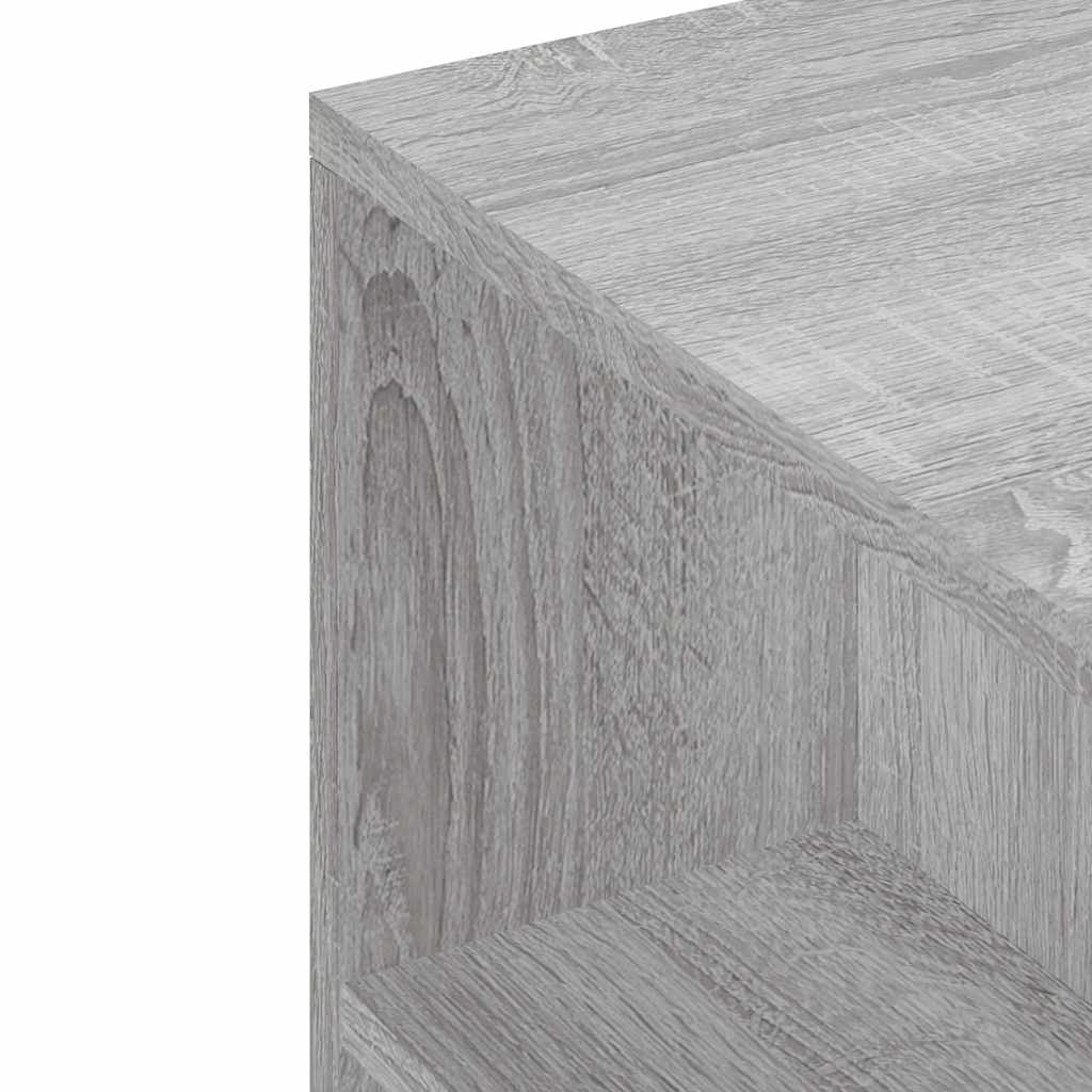 vidaXL Szafka pod TV, szary dąb sonoma, 102x34,5x43 cm