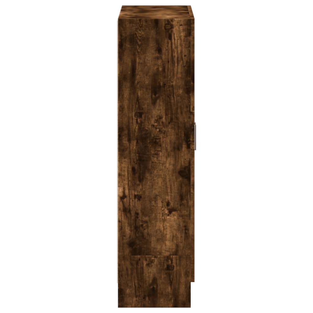 vidaXL Szafka na książki, przydymiony dąb, 82,5x30,5x115 cm