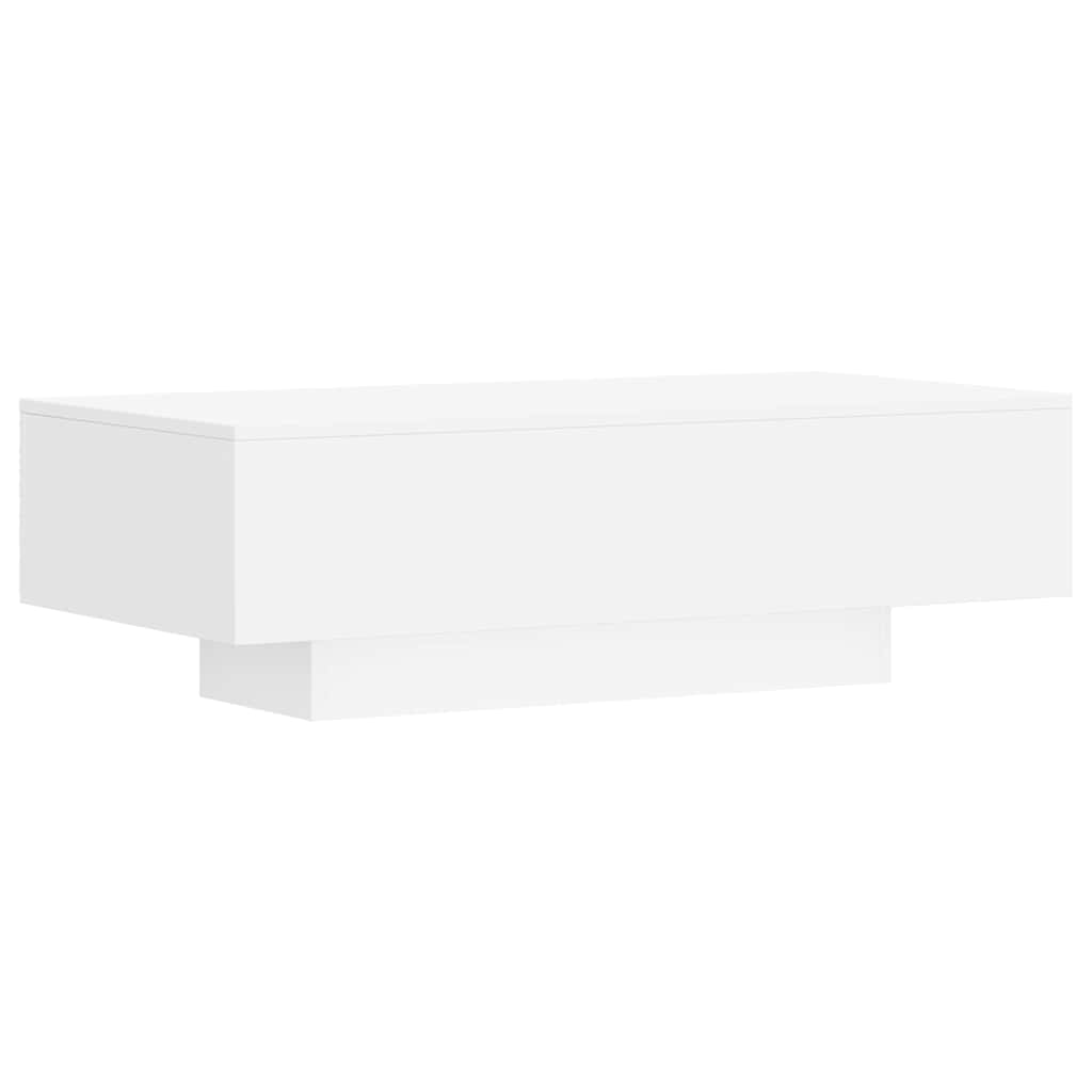vidaXL Stolik kawowy, biały, 100x49,5x31 cm, materiał drewnopochodny