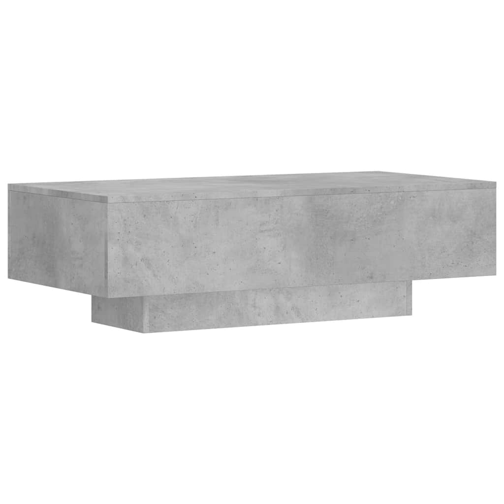 vidaXL Stolik kawowy, szarość betonu, 100x49,5x31 cm