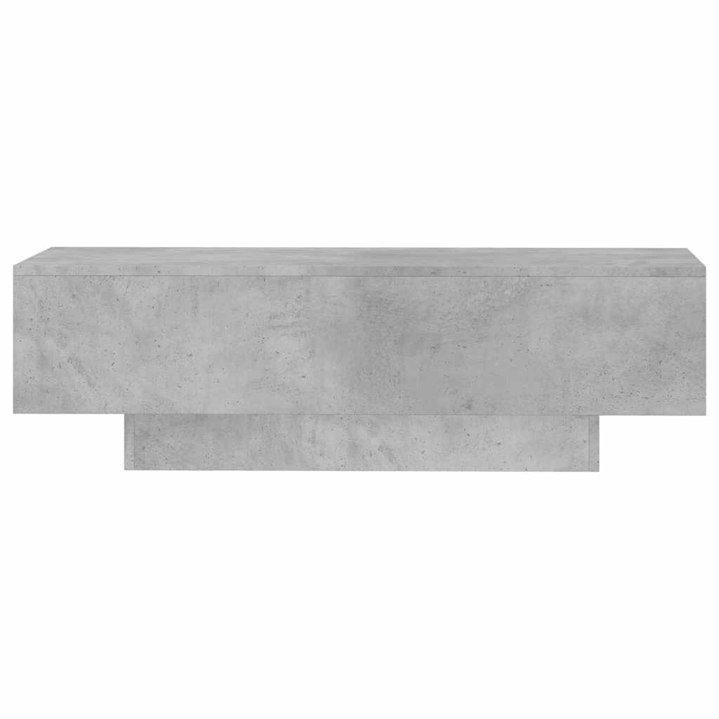 vidaXL Stolik kawowy, szarość betonu, 100x49,5x31 cm