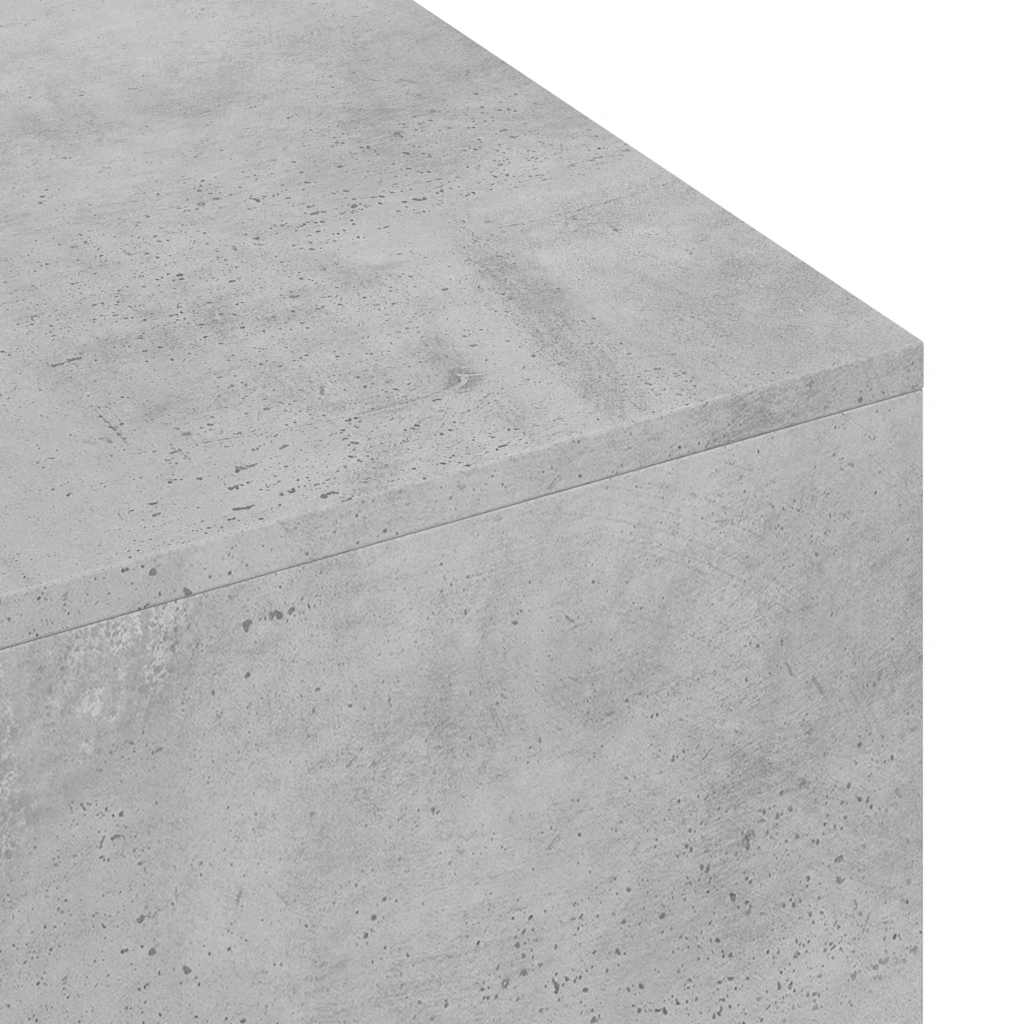 vidaXL Stolik kawowy, szarość betonu, 100x49,5x31 cm