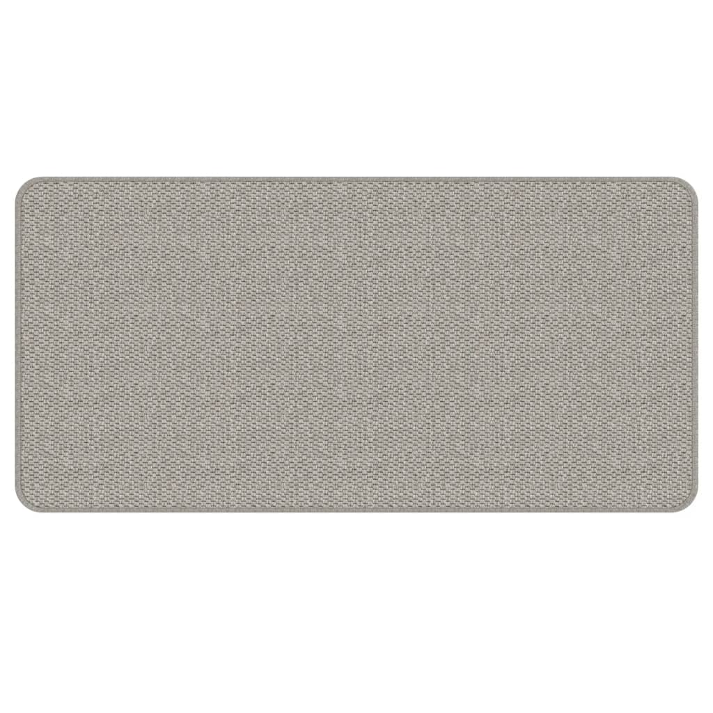 vidaXL Chodnik, stylizowany na sizal, platina, 50x100 cm