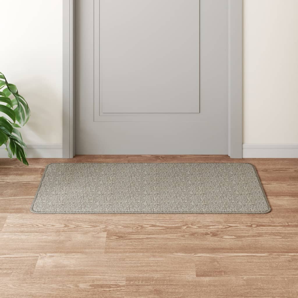 vidaXL Chodnik, stylizowany na sizal, platina, 50x100 cm