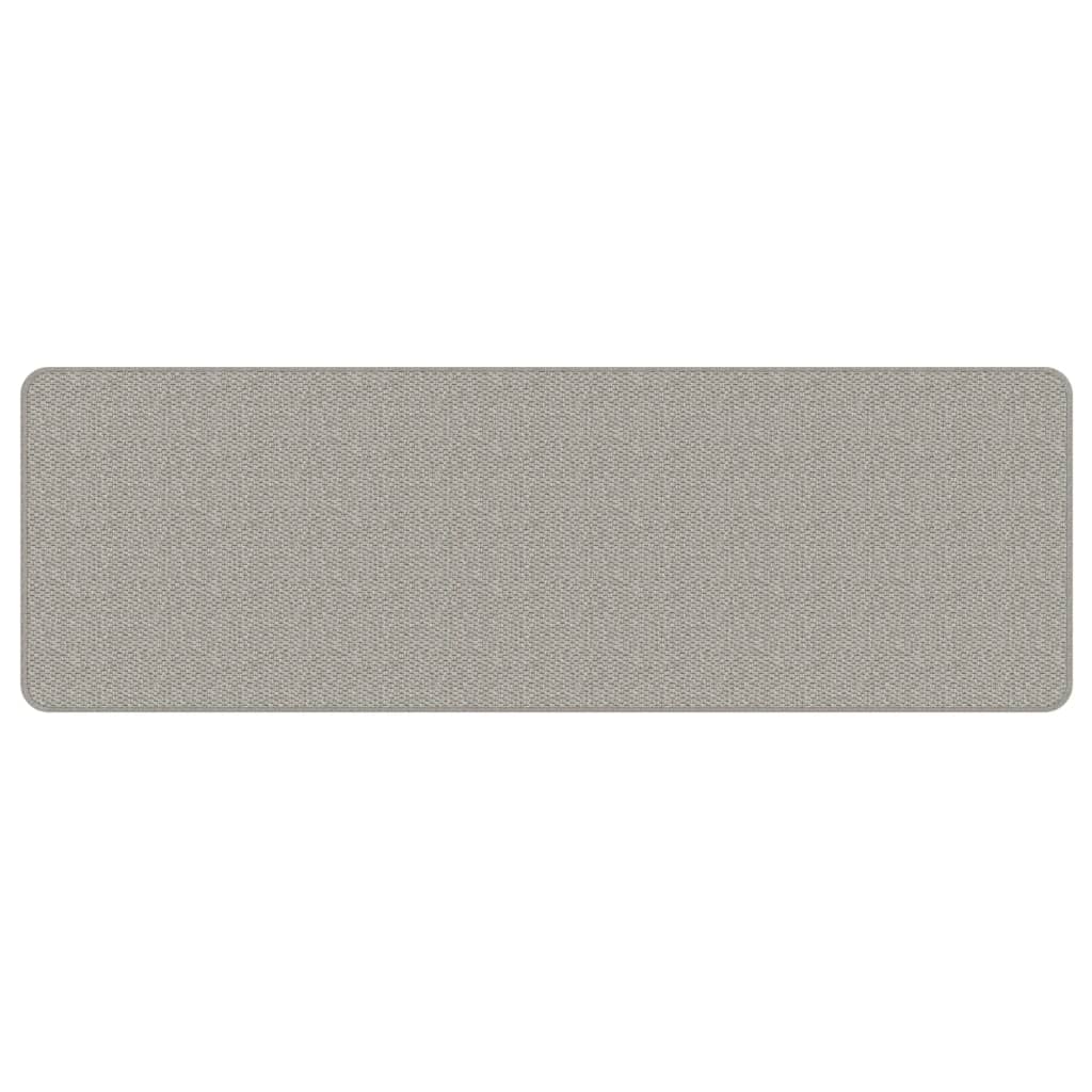 vidaXL Chodnik, stylizowany na sizal, platina, 50x150 cm