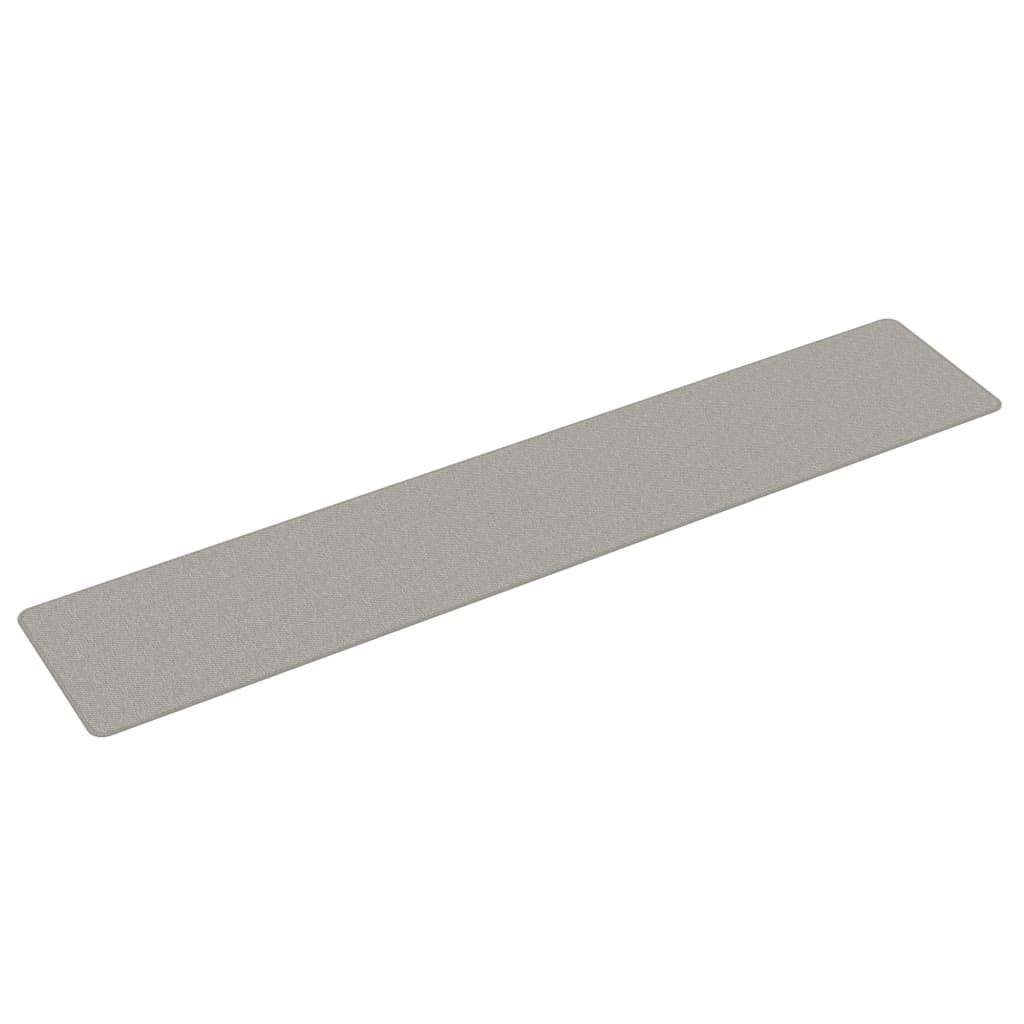 vidaXL Chodnik, stylizowany na sizal, platina, 50x250 cm