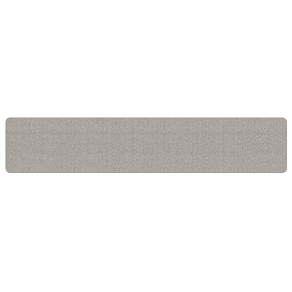 vidaXL Chodnik, stylizowany na sizal, platina, 50x250 cm