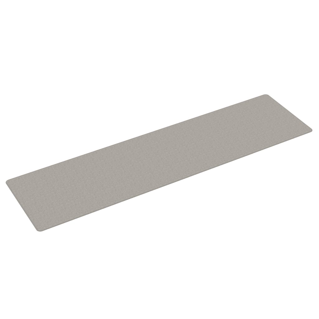 vidaXL Chodnik, stylizowany na sizal, platina, 80x300 cm