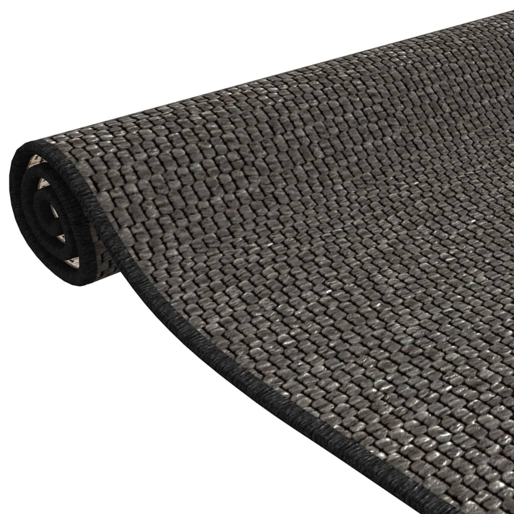 vidaXL Chodnik, stylizowany na sizal, antracytowy, 50x100 cm
