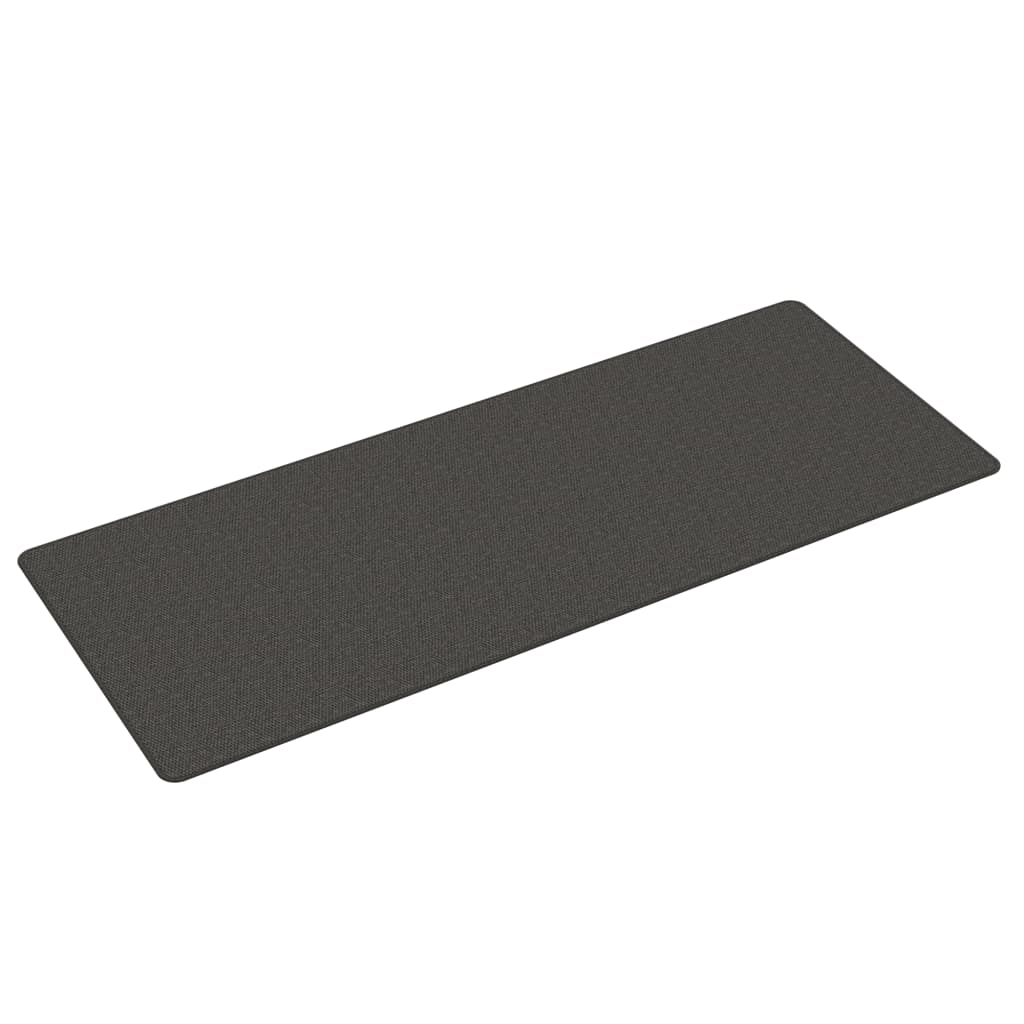 vidaXL Chodnik, stylizowany na sizal, antracytowy, 80x200 cm