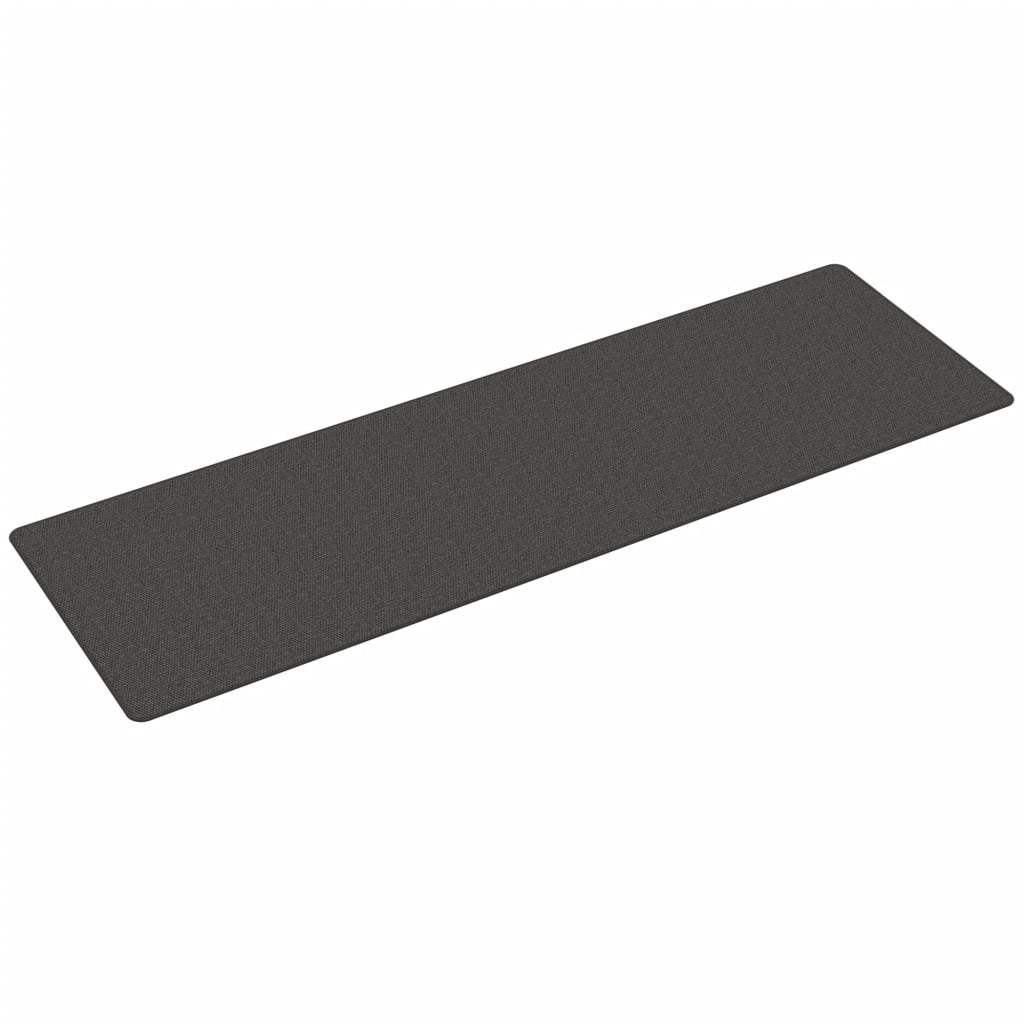 vidaXL Chodnik, stylizowany na sizal, antracytowy, 80x250 cm