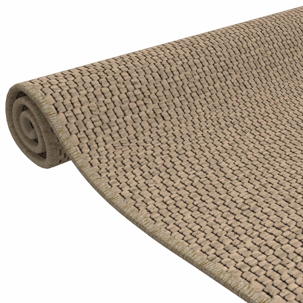 vidaXL Chodnik, stylizowany na sizal, piaskowy, 50x100 cm