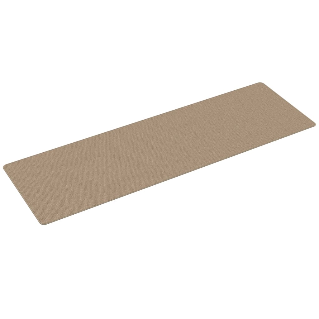 vidaXL Chodnik, stylizowany na sizal, kolor piaskowy, 80x250 cm