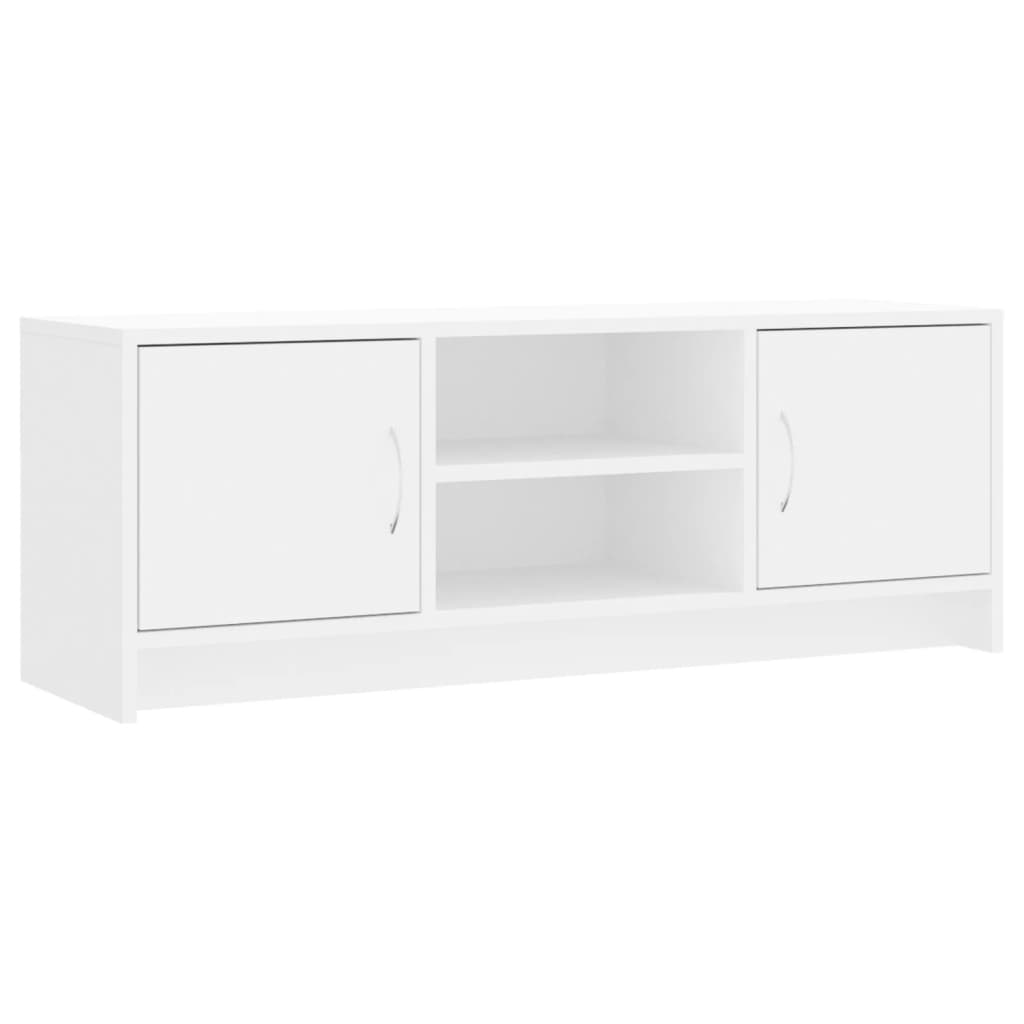 vidaXL Szafka pod TV, biała, 102x30x37,5 cm, materiał drewnopochodny