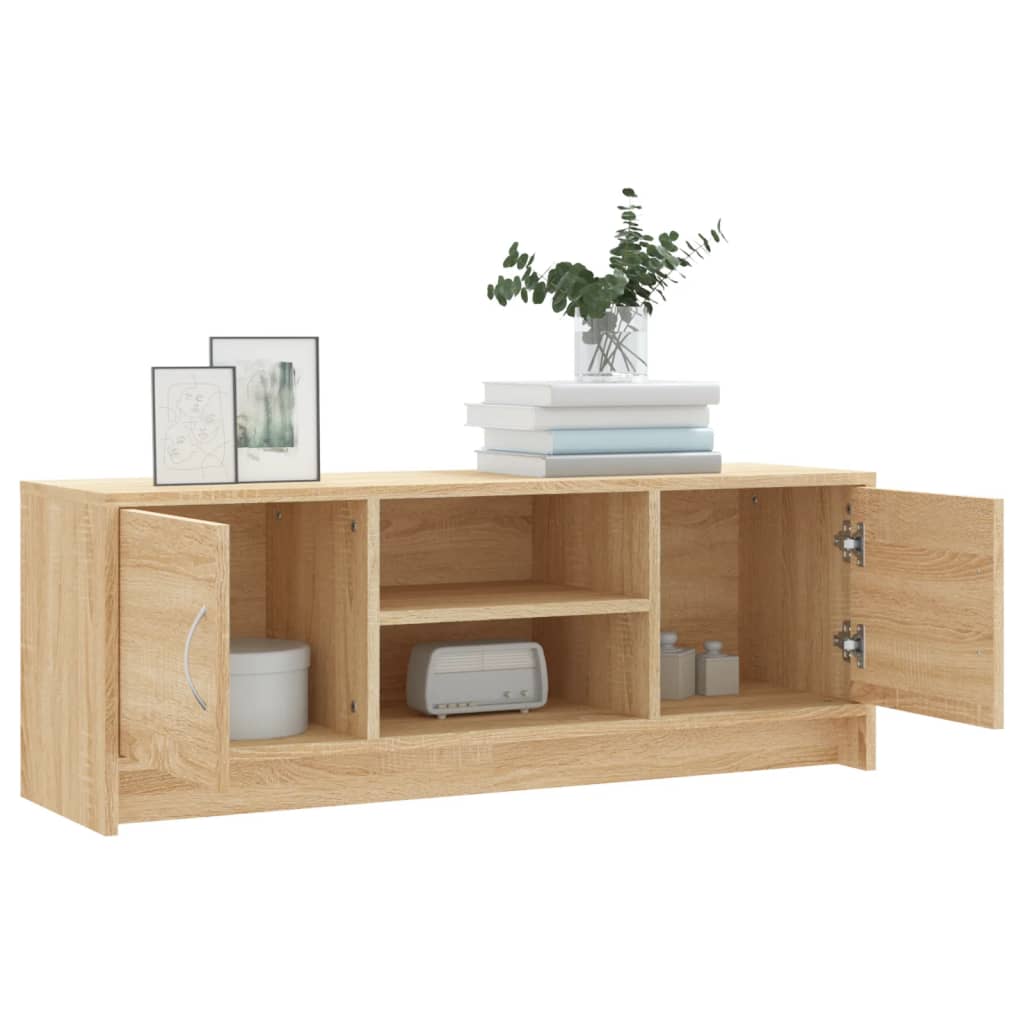 vidaXL Szafka pod telewizor, dąb sonoma, 102x30x37,5 cm