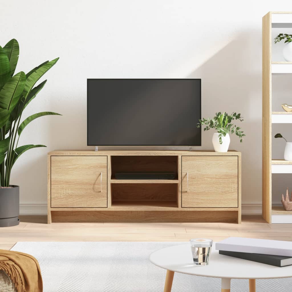 vidaXL Szafka pod telewizor, dąb sonoma, 102x30x37,5 cm