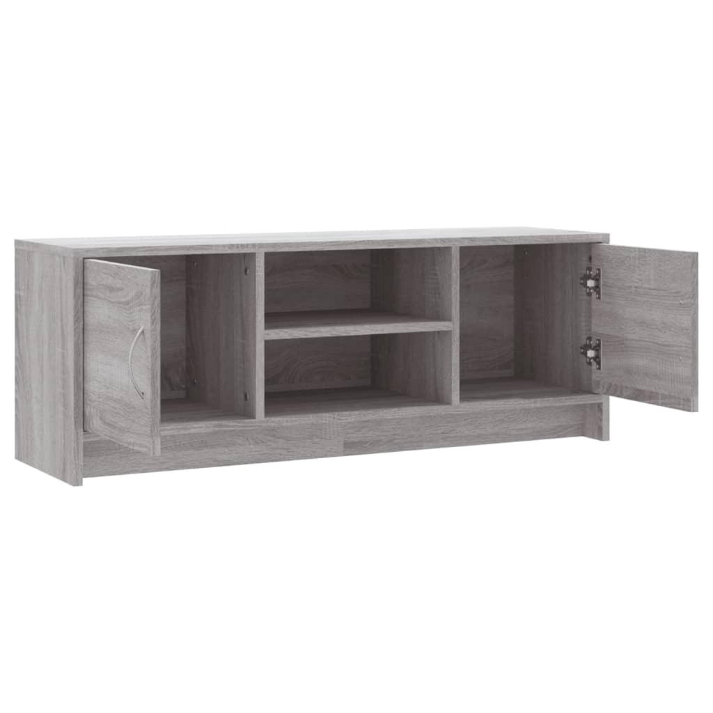 vidaXL Szafka pod telewizor, szary dąb sonoma, 102x30x37,5 cm