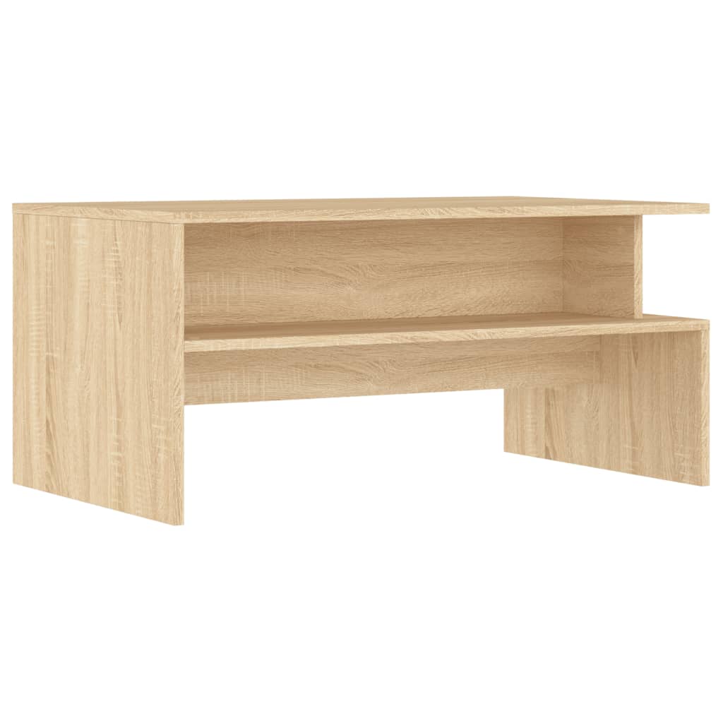 vidaXL Stolik kawowy, dąb sonoma, 90x55x42,5 cm