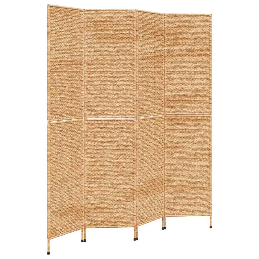 vidaXL Parawan pokojowy, 4-panelowy, 163x180 cm, hiacynt wodny