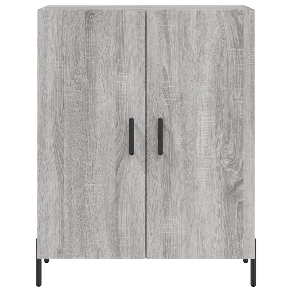 vidaXL Witrynka szary dąb sonoma 69,5x34x180cm materiał drewnopochodny