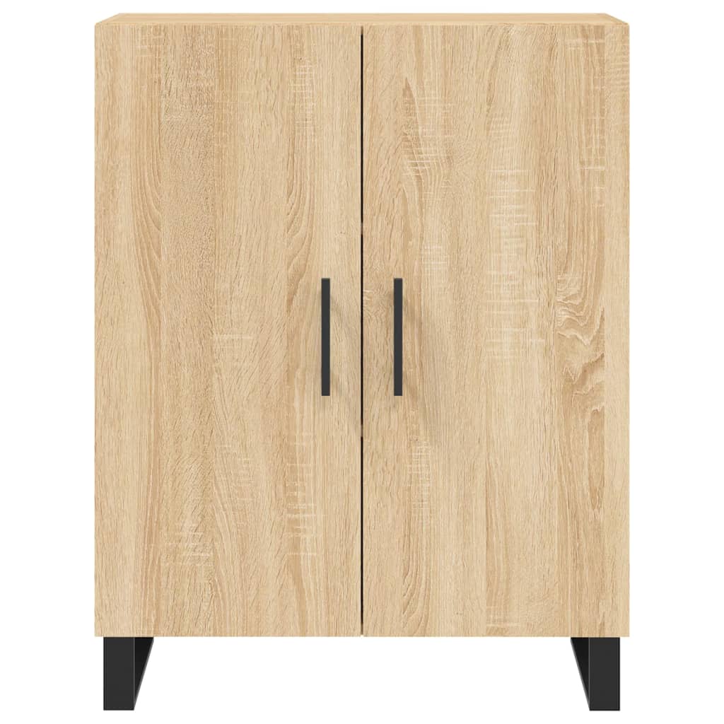 vidaXL Witrynka, dąb sonoma, 69,5x34x180 cm, materiał drewnopochodny