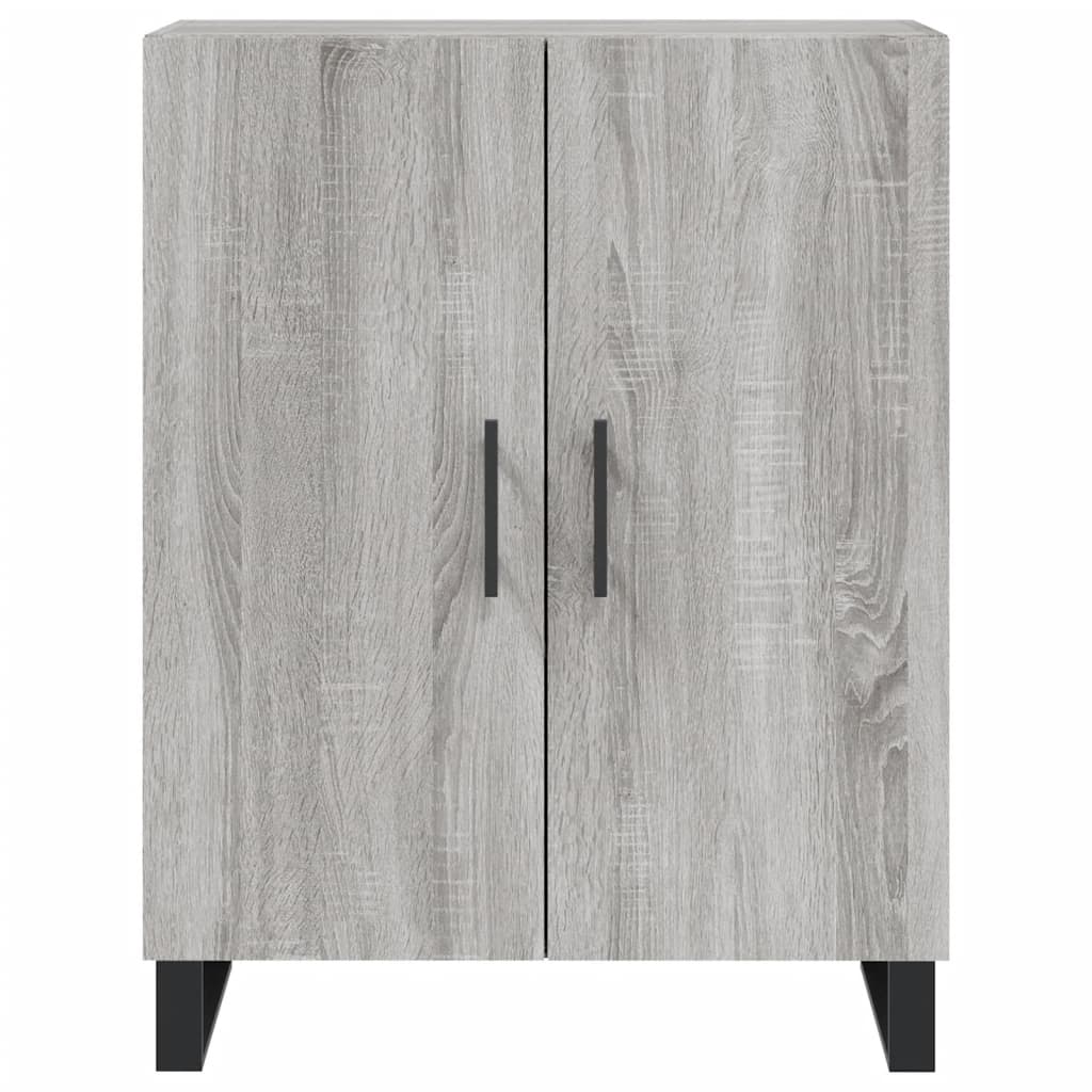 vidaXL Witrynka szary dąb sonoma 69,5x34x180cm materiał drewnopochodny