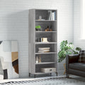 vidaXL Regał szary dąb sonoma 69,5x32,5x180 cm materiał drewnopochodny
