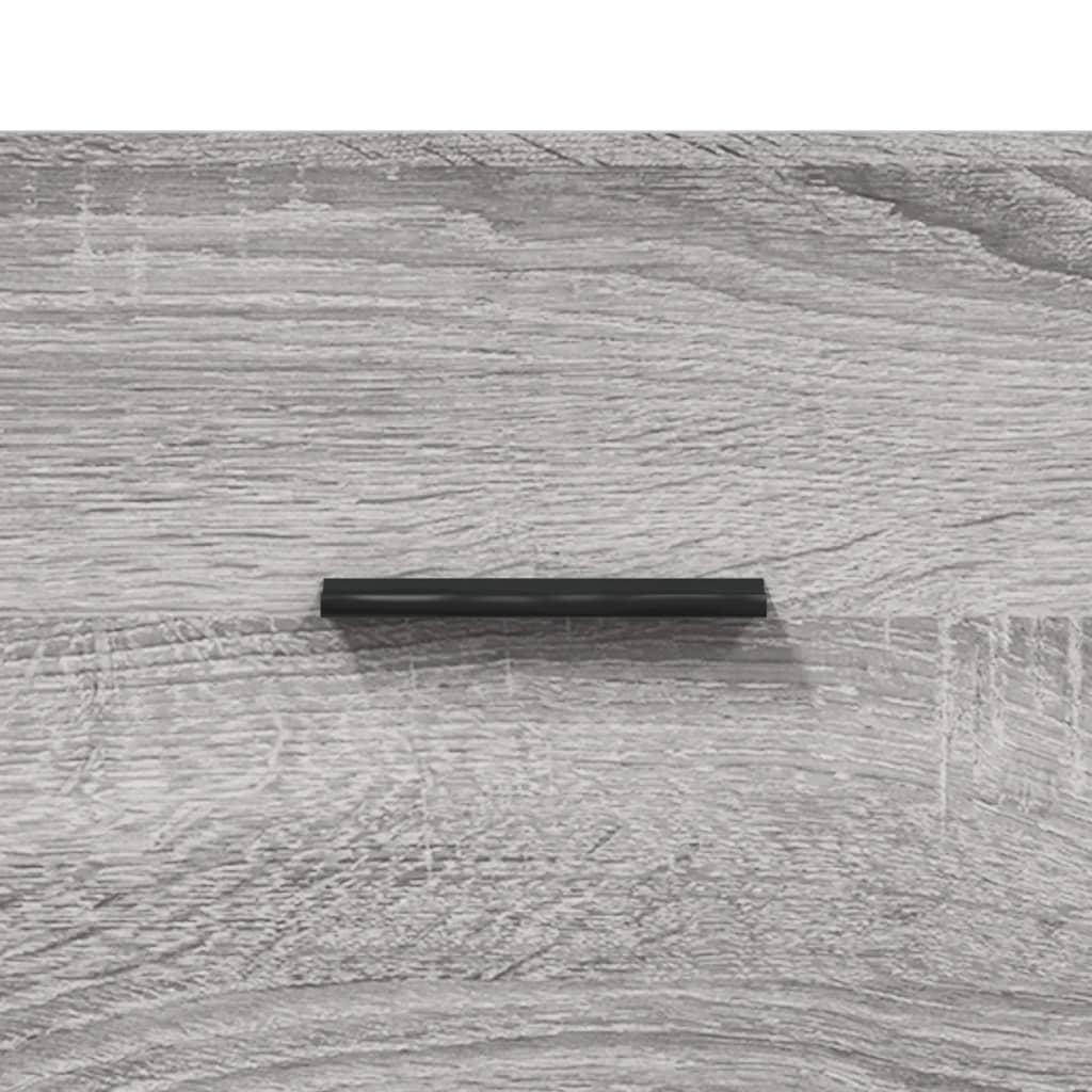 vidaXL Witrynka szary dąb sonoma 69,5x34x180cm materiał drewnopochodny