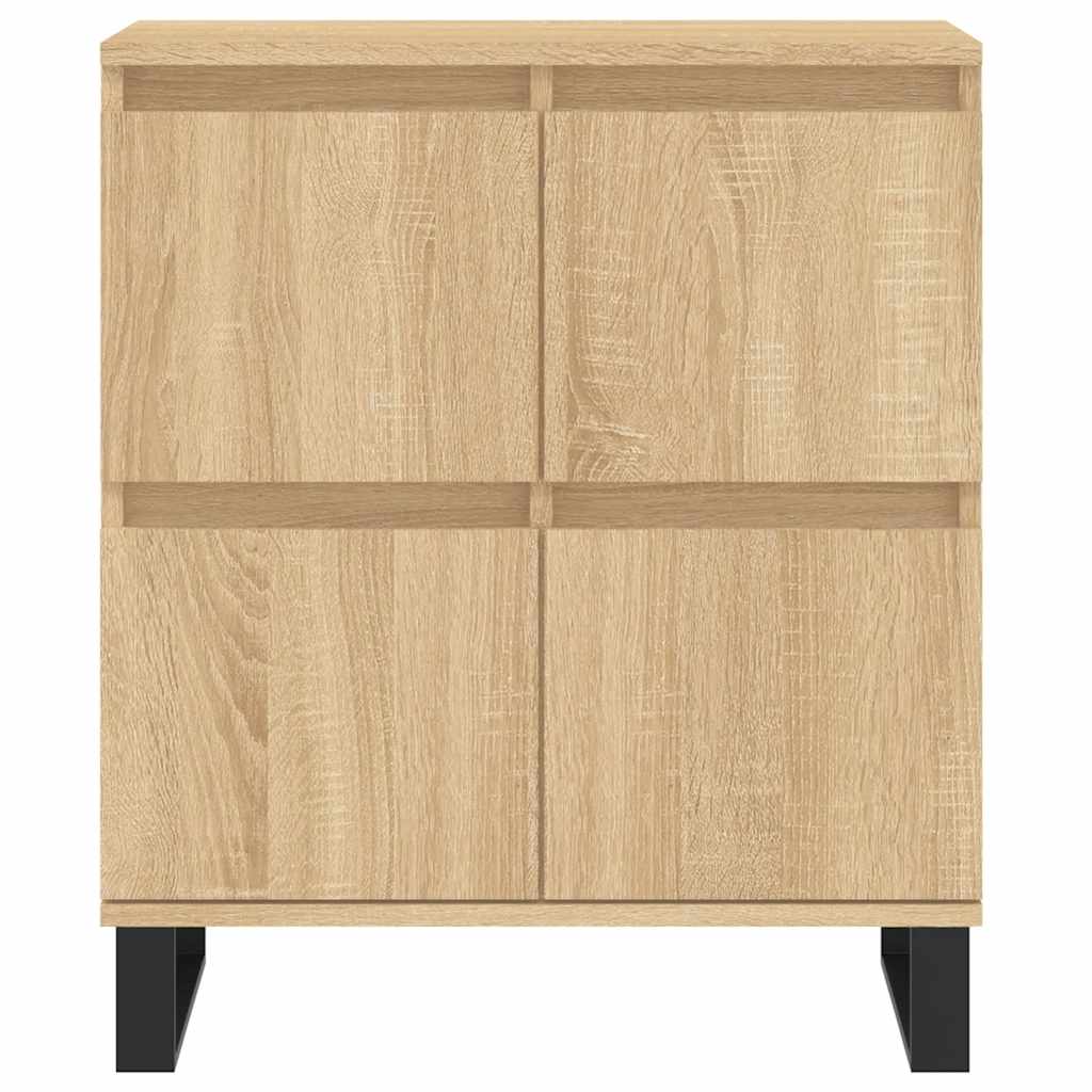 vidaXL Szafki, 2 szt., dąb sonoma, materiał drewnopochodny