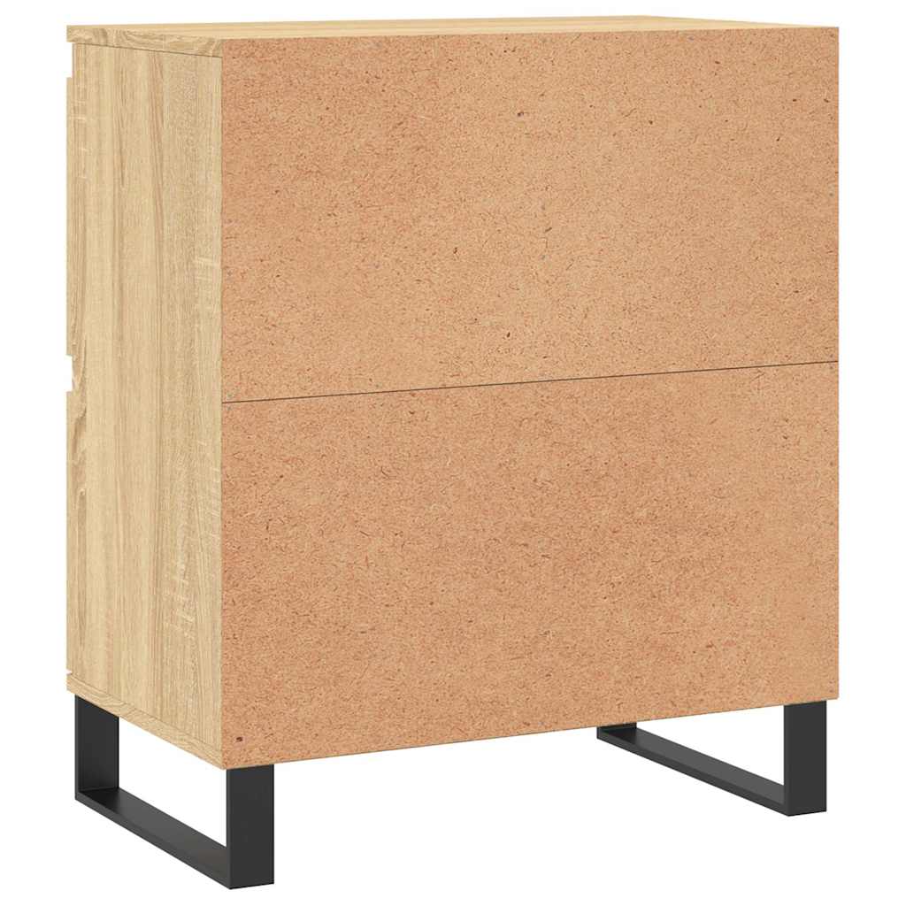 vidaXL Szafki, 2 szt., dąb sonoma, materiał drewnopochodny