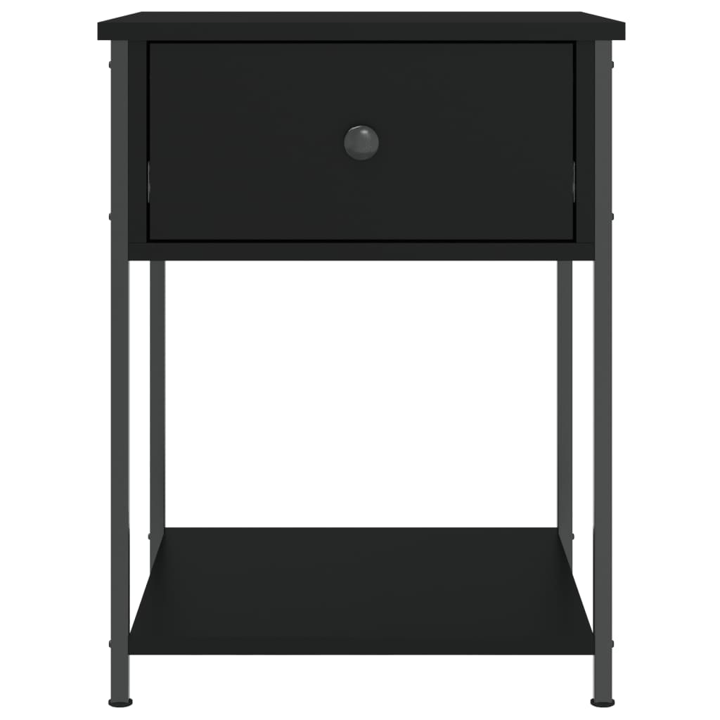vidaXL Stoliki nocne, 2 szt., czarne, 44x45x58 cm