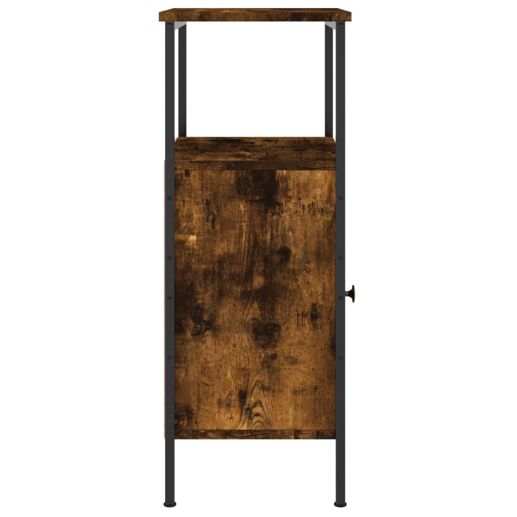 vidaXL Szafki nocne, 2 szt., przydymiony dąb, 41x31x80 cm