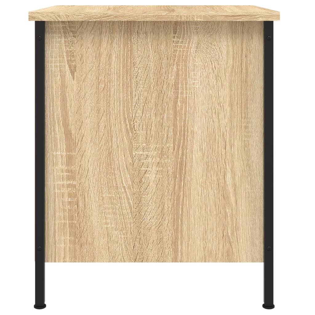 vidaXL Szafka nocna, dąb sonoma, 40x42x50 cm, materiał drewnopochodny