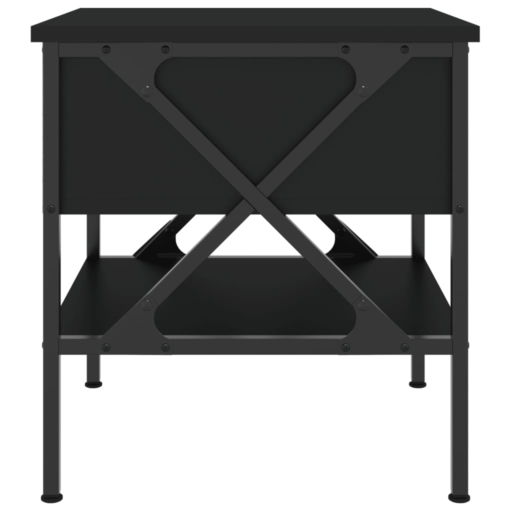 vidaXL Stoliki nocne, 2 szt., czarne, 40x42x45 cm