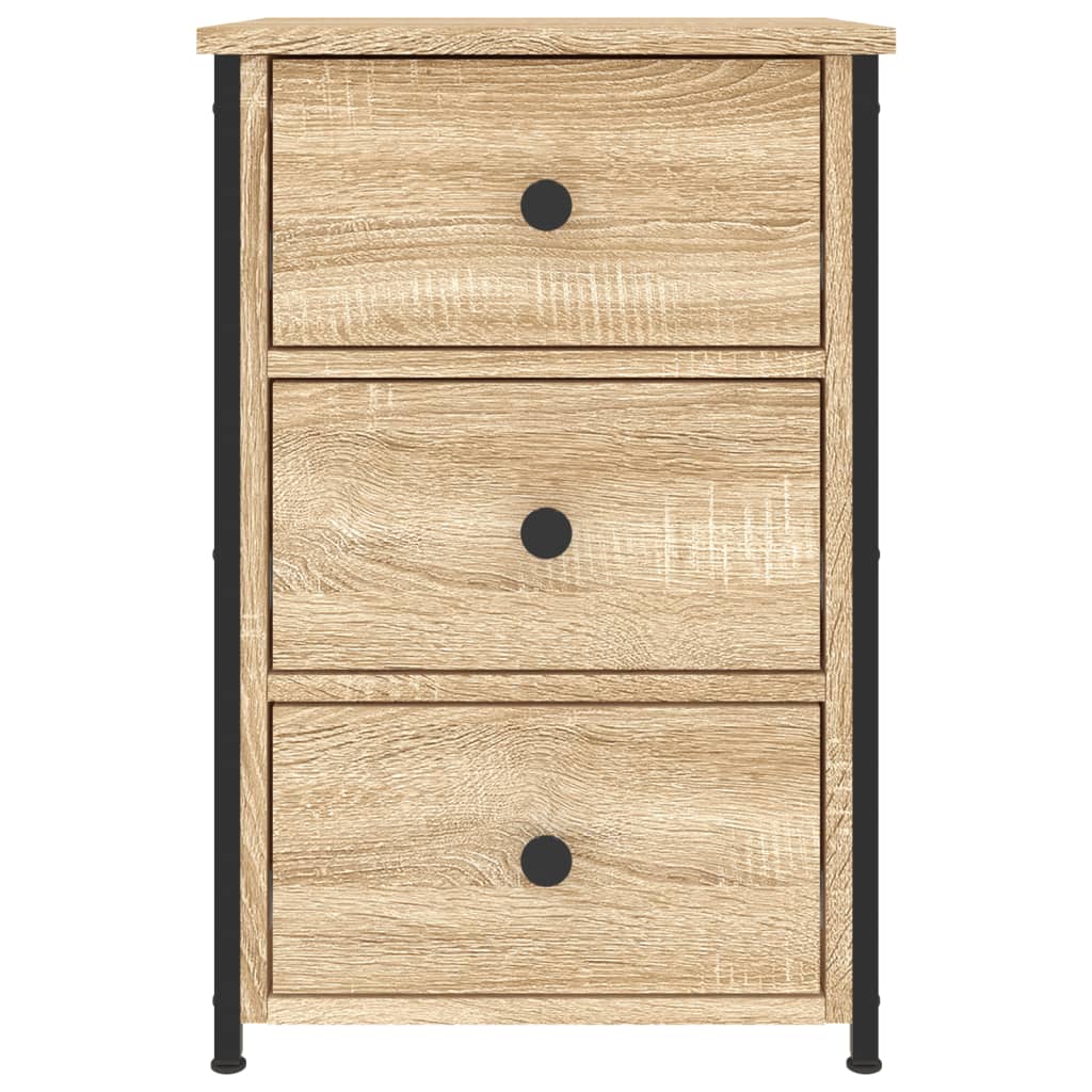 vidaXL Szafka nocna, dąb sonoma, 40x36x60 cm, materiał drewnopochodny