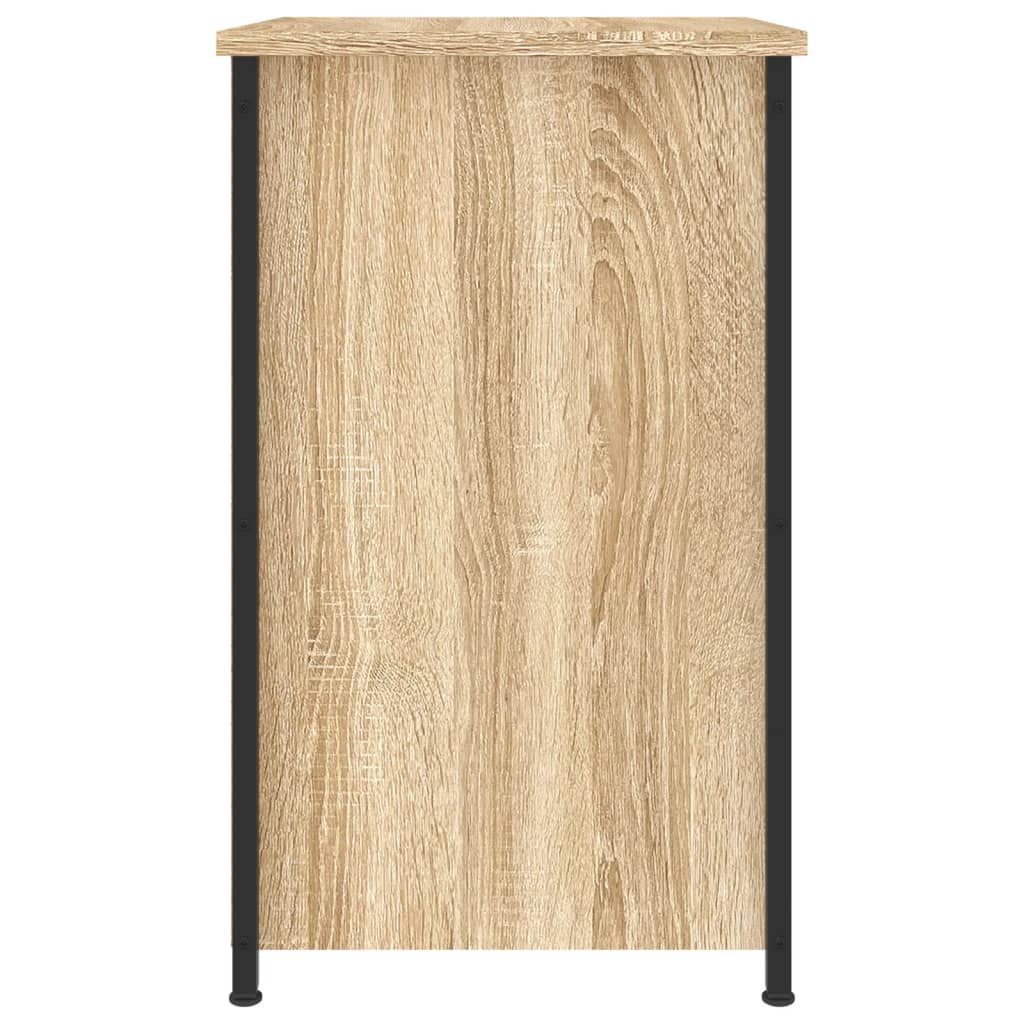 vidaXL Szafka nocna, dąb sonoma, 40x36x60 cm, materiał drewnopochodny