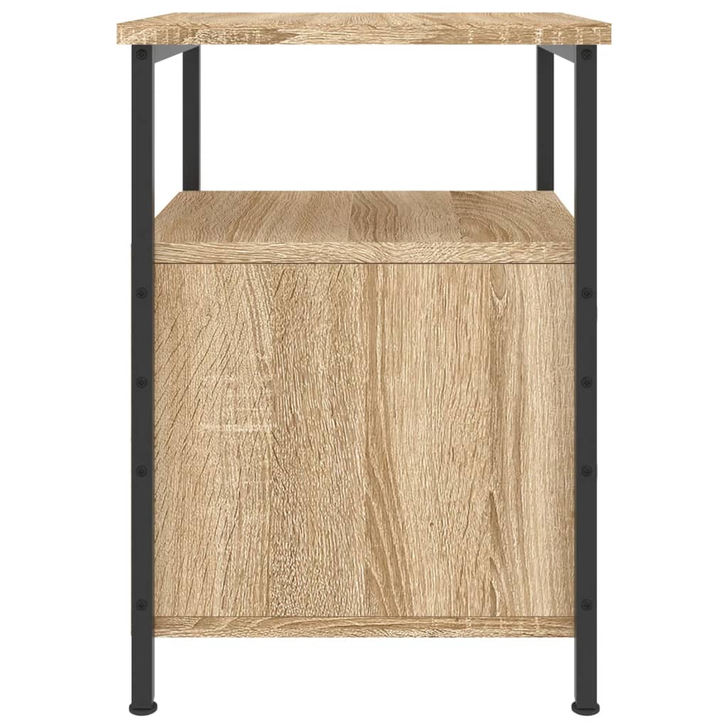vidaXL Szafka nocna, dąb sonoma, 34x35,5x50cm, materiał drewnopochodny