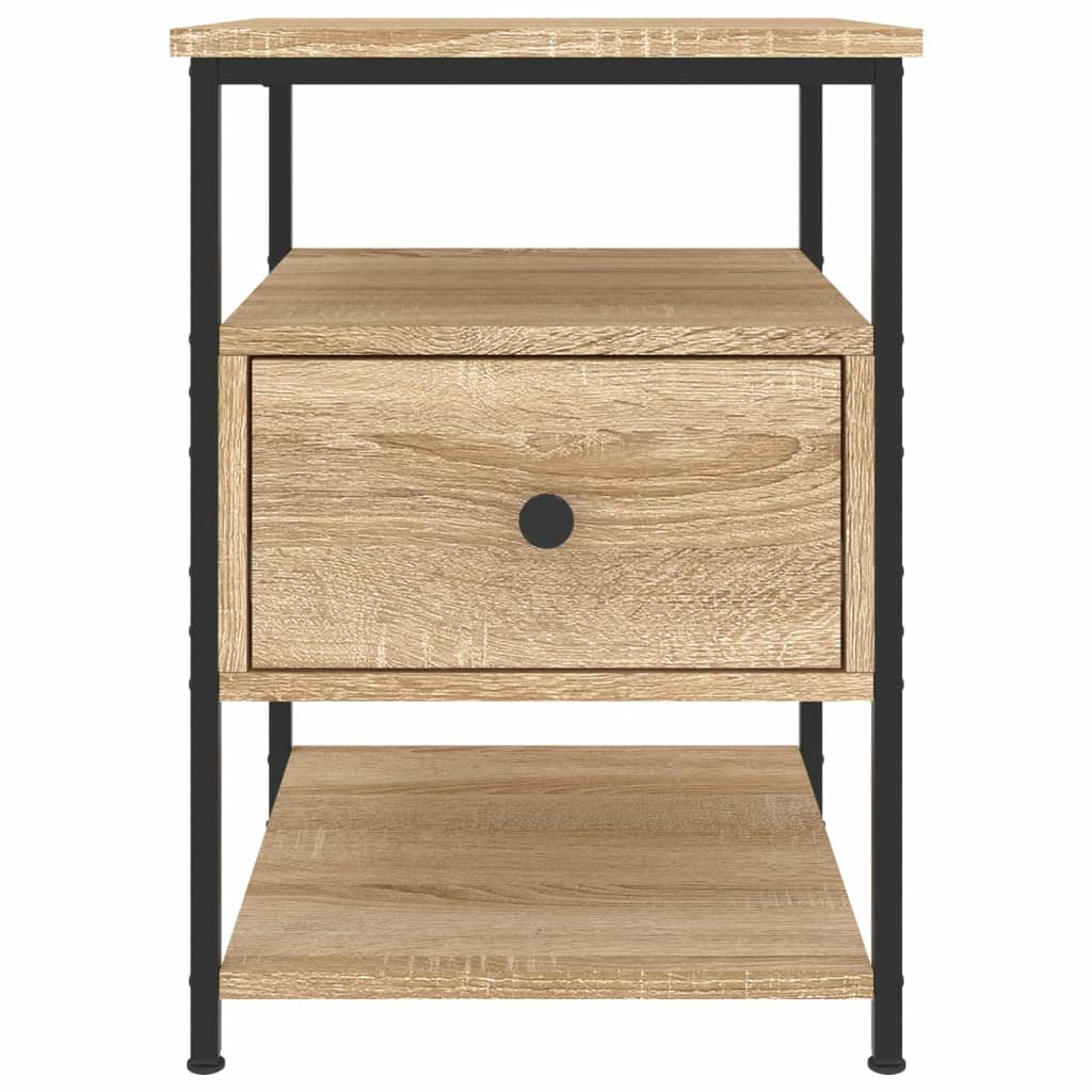 vidaXL Szafka nocna, dąb sonoma, 40x42x56 cm, materiał drewnopochodny