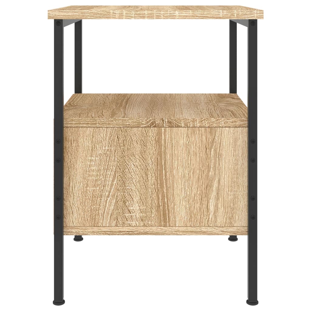 vidaXL Szafka nocna, dąb sonoma, 34x36x50 cm, materiał drewnopochodny