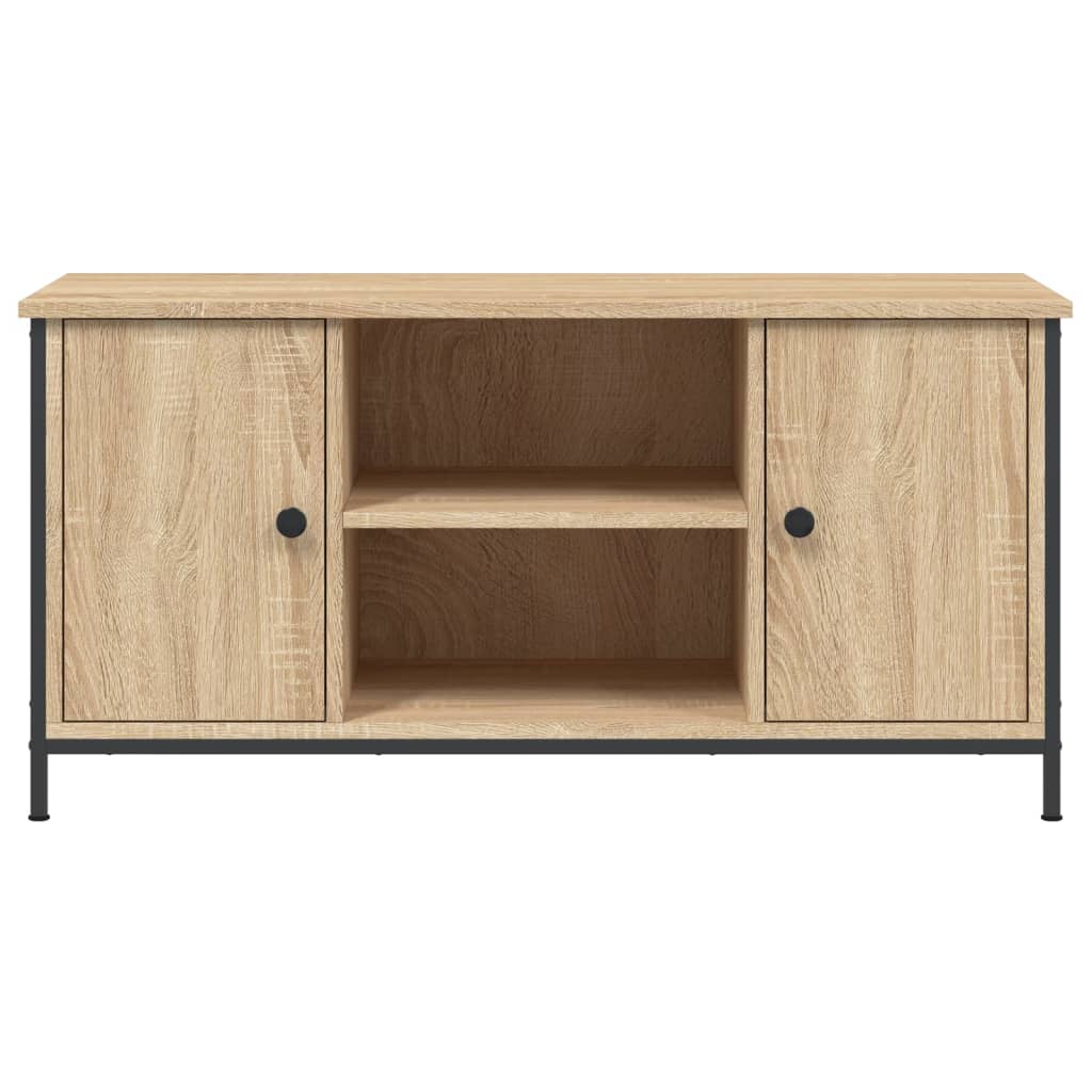 vidaXL Szafka pod telewizor, dąb sonoma, 100x40x50 cm