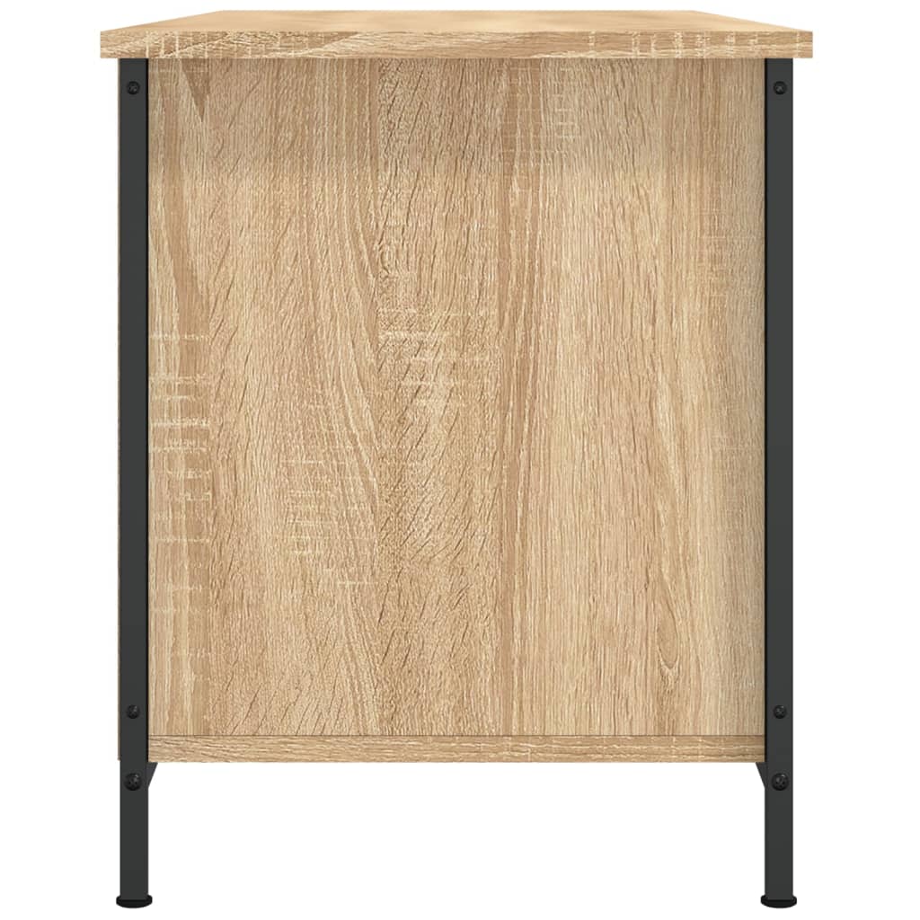 vidaXL Szafka pod telewizor, dąb sonoma, 100x40x50 cm