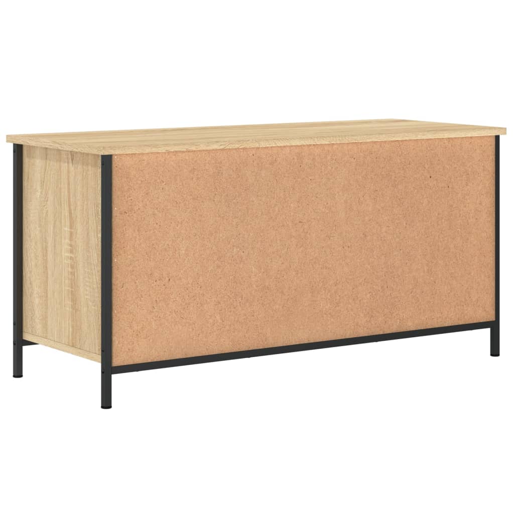 vidaXL Szafka pod telewizor, dąb sonoma, 100x40x50 cm
