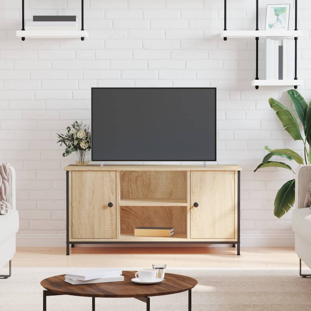 vidaXL Szafka pod telewizor, dąb sonoma, 100x40x50 cm