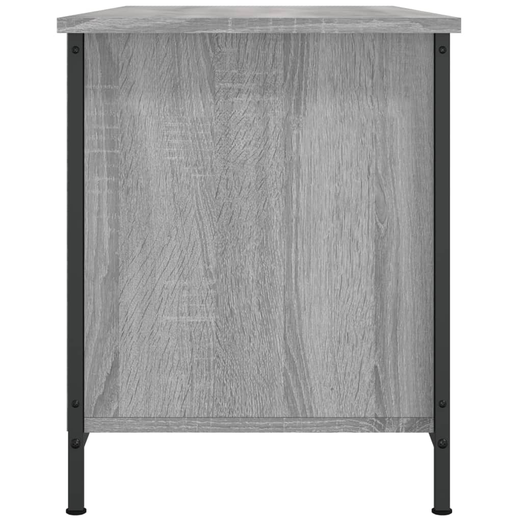 vidaXL Szafka pod telewizor, szary dąb sonoma, 100x40x50 cm