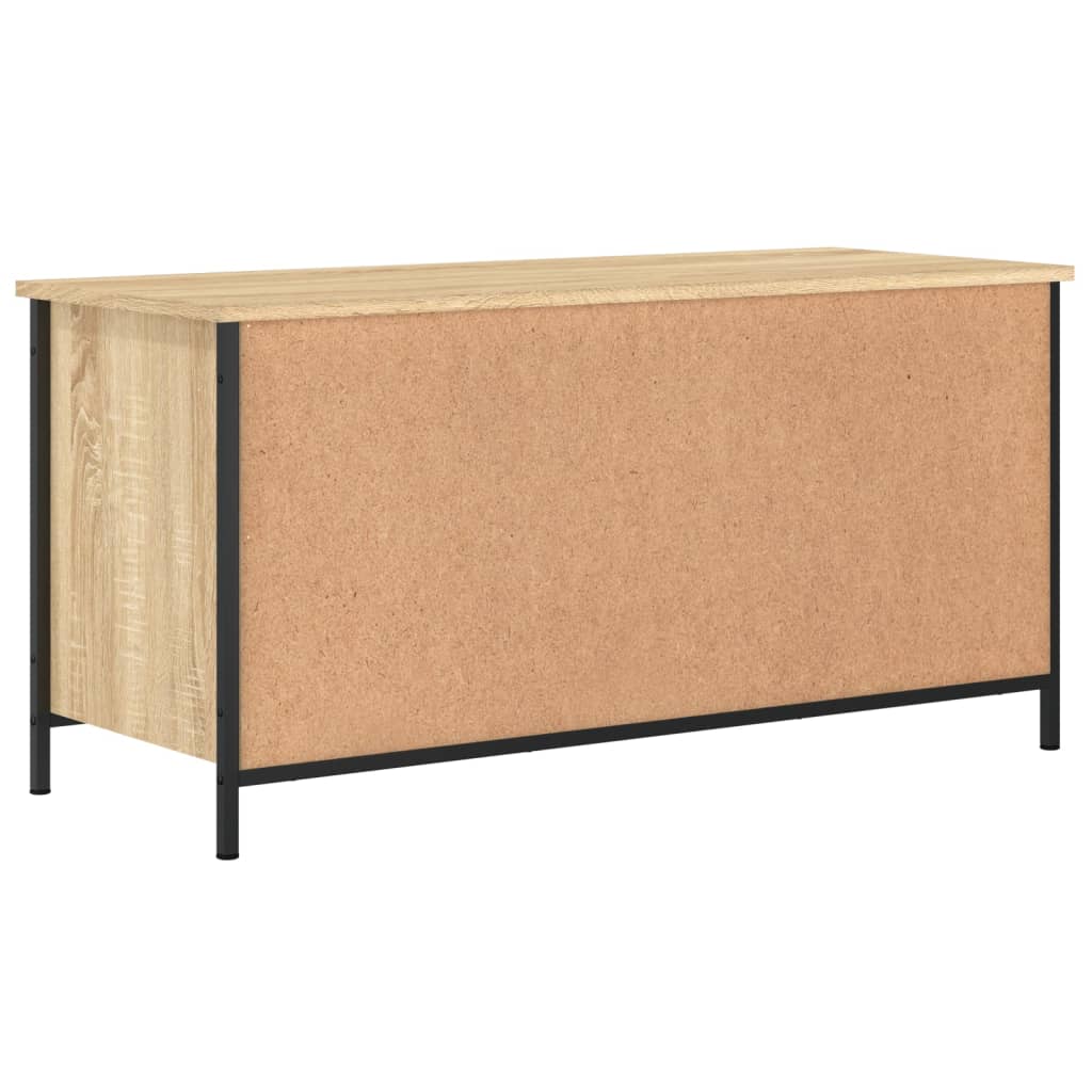 vidaXL Szafka pod telewizor, dąb sonoma, 100x40x50 cm