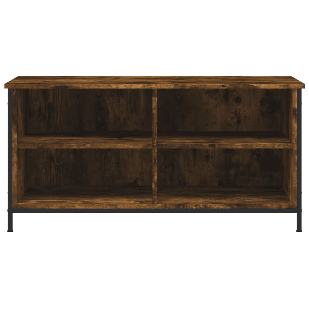 vidaXL Szafka pod telewizor, przydymiony dąb, 100x40x50 cm