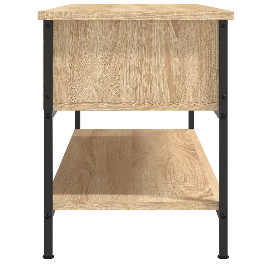 vidaXL Szafka RTV Sonoma Oak 100x35x45 cm Drewno konstrukcyjne