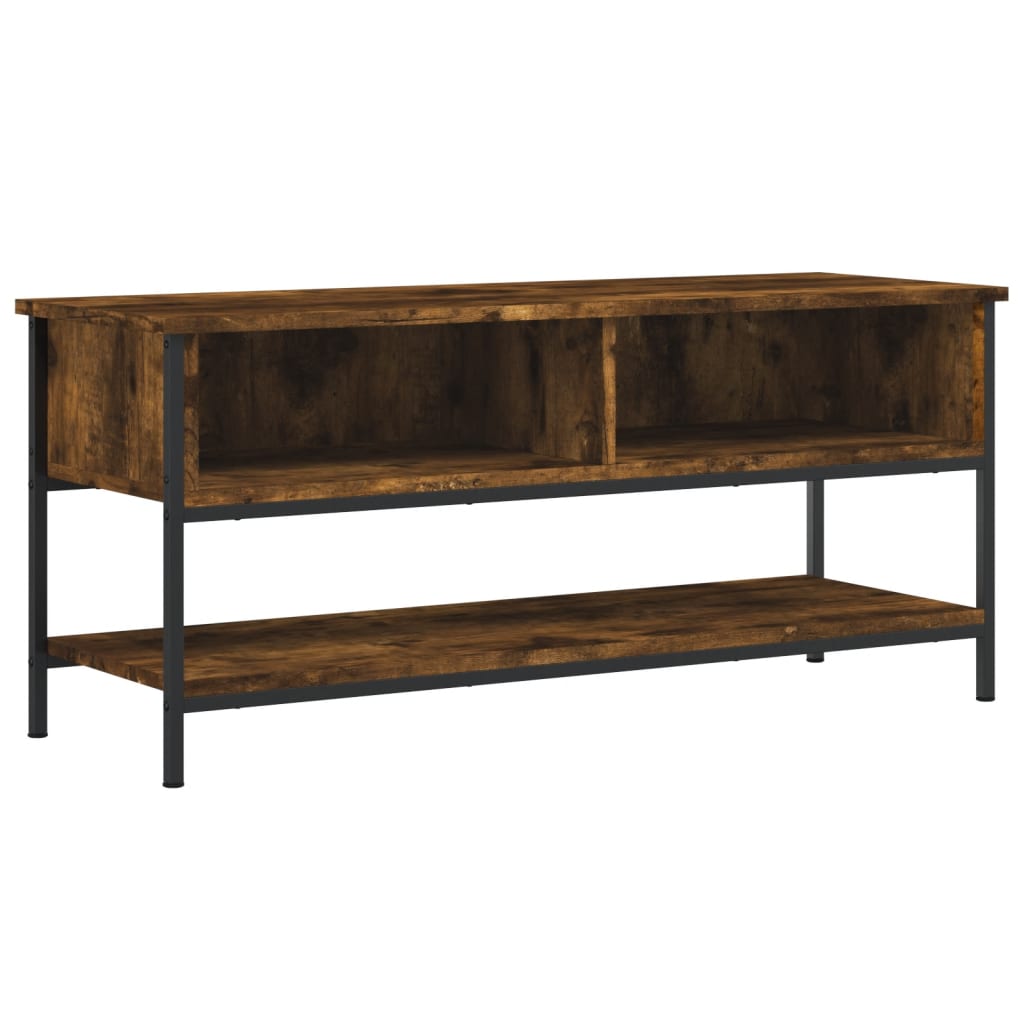 vidaXL Szafka pod TV, przydymiony dąb, 100x35x45 cm