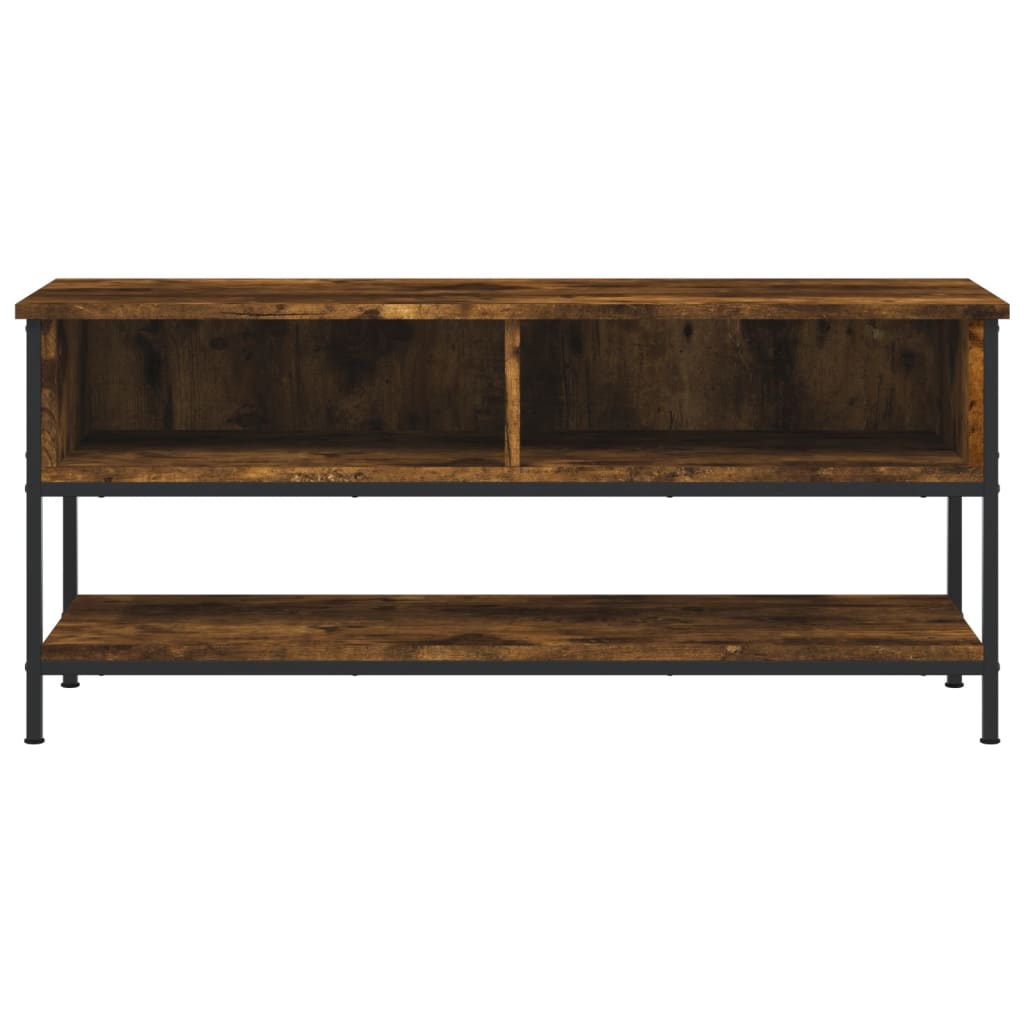 vidaXL Szafka pod TV, przydymiony dąb, 100x35x45 cm
