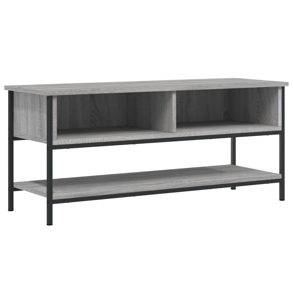 vidaXL Szafka pod TV, szary dąb sonoma, 100x35x45 cm